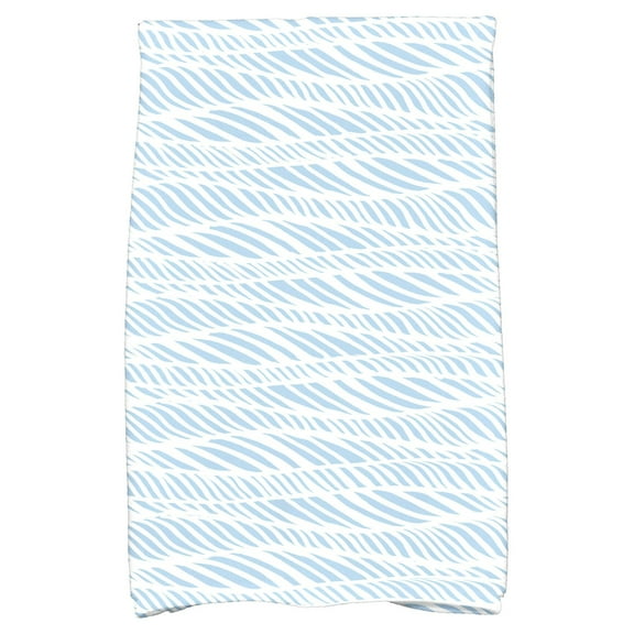 Simply Daisy 18" x 30" Rolling Waves Geometric Print Kitchen Towel