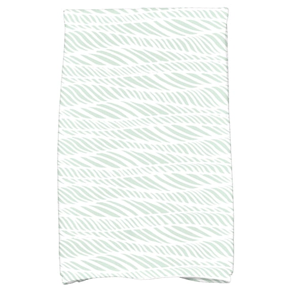 Simply Daisy 18" x 30" Rolling Waves Geometric Print Kitchen Towel