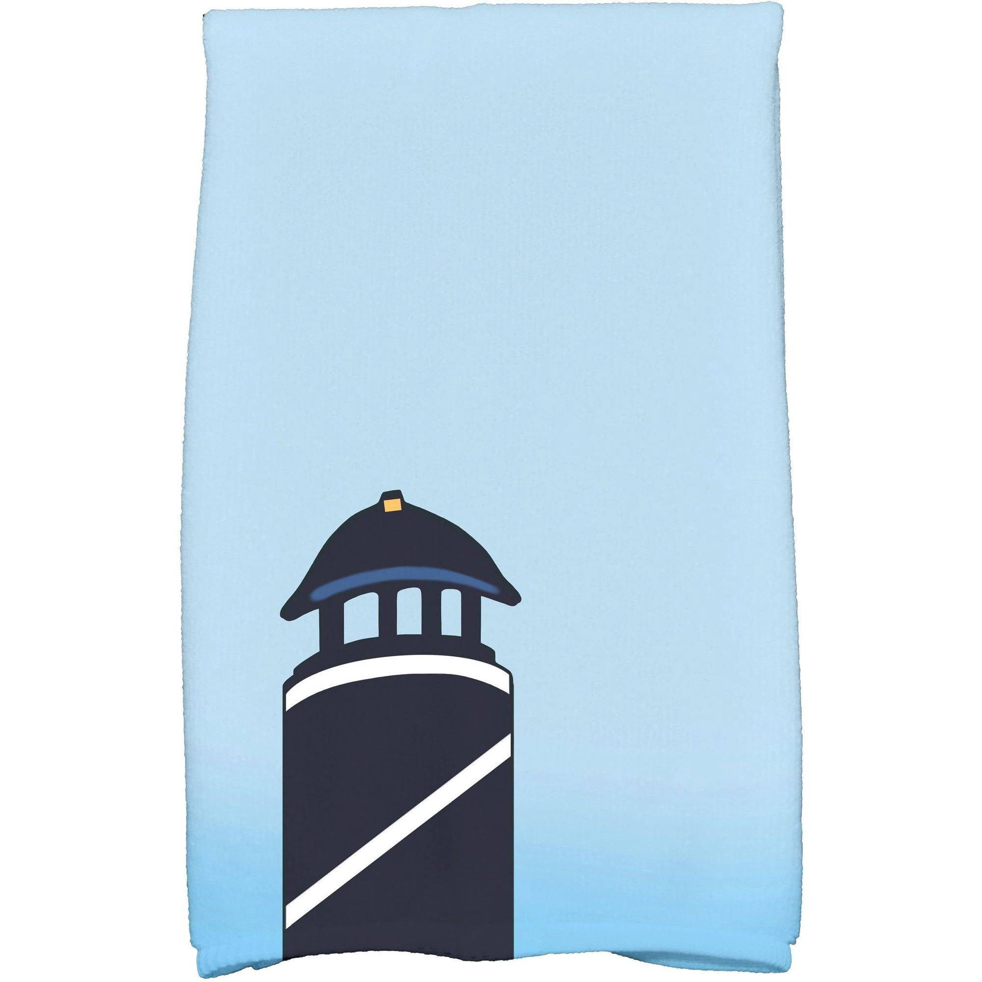 Simply Daisy 18" x 30" Safe Harbor (Navy One) Geometric Print Kitchen Towel