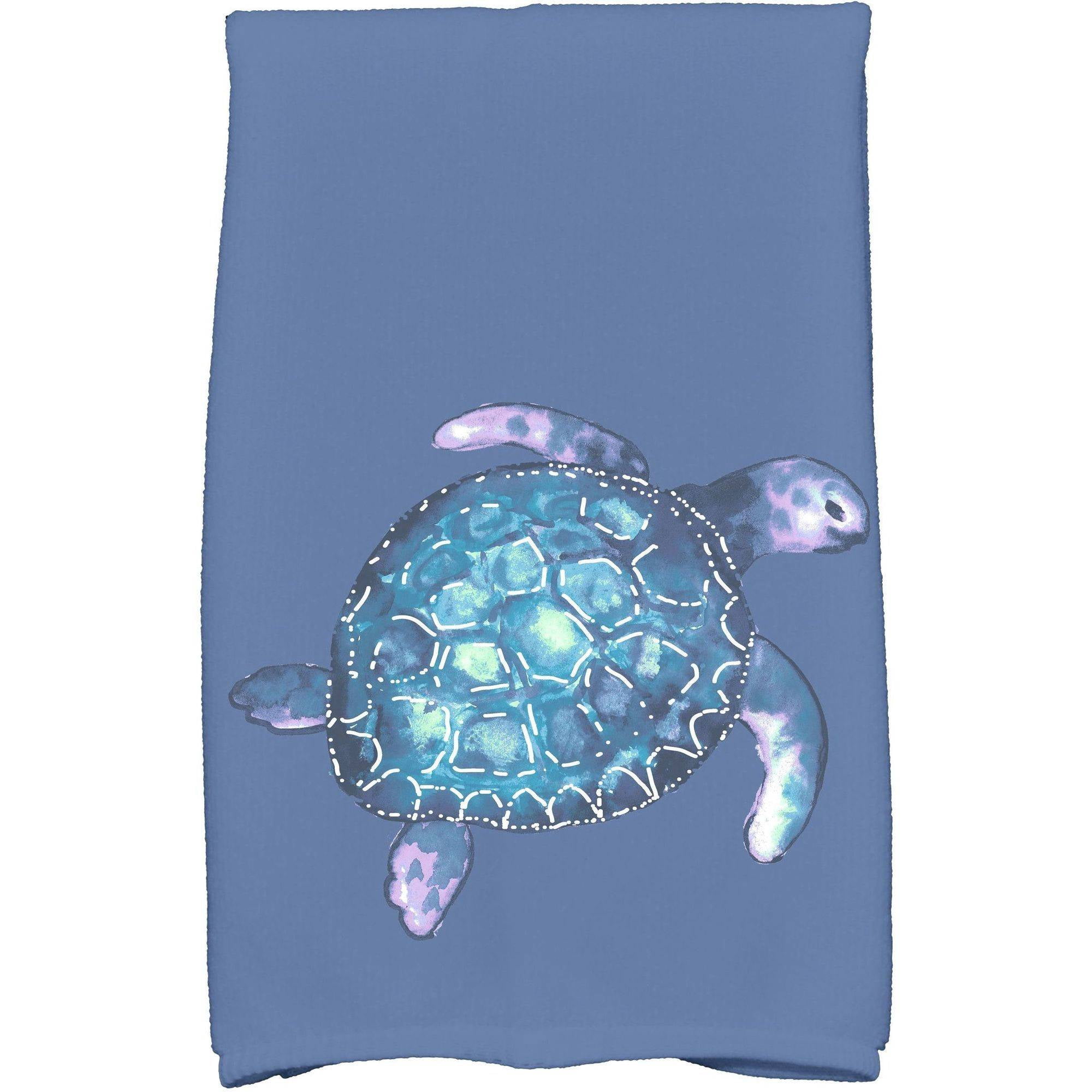 Simply Daisy 18" x 30" Sea Turtle Animal Print Kitchen Towel