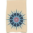 thumbnail image 1 of Simply Daisy 18" x 30" Sea Wheel Geometric Print Kitchen Towel, 1 of 2