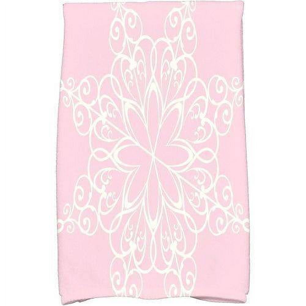 Simply Daisy 18" x 30" Snowflake Holiday Geometric Print Kitchen Towel