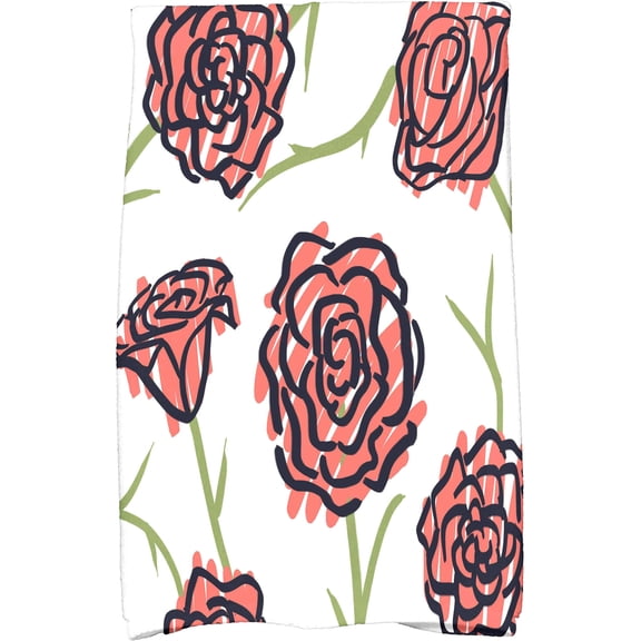 Simply Daisy 18" x 30" Spring Floral 1 Floral Print Kitchen Towel