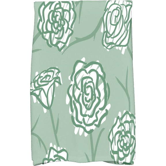 Simply Daisy 18" x 30" Spring Floral 2 Floral Print Kitchen Towel