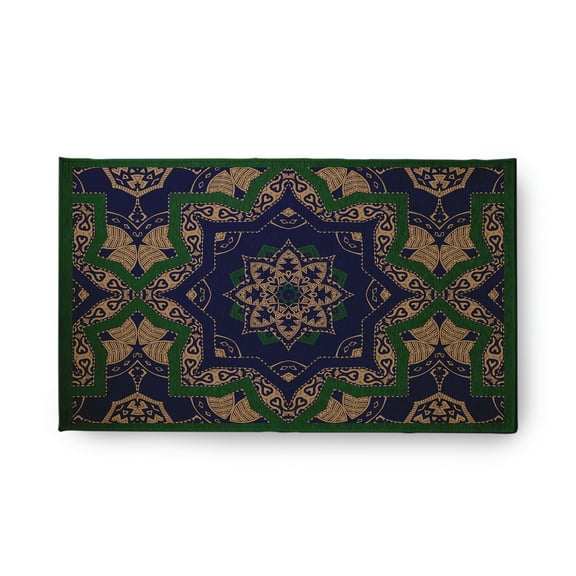 Simply Daisy 18" x 30" Spring Navy Shawl Rug