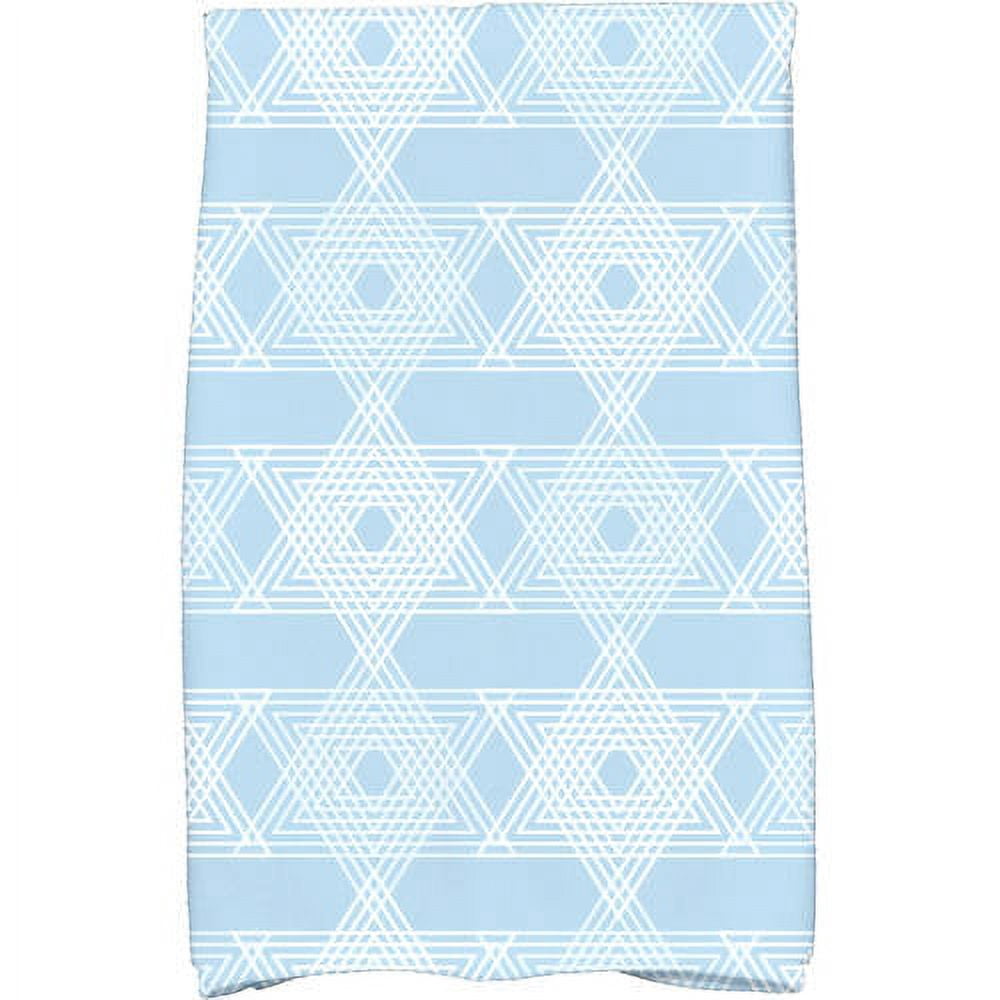 Simply Daisy 18" x 30" Star Light Holiday Geometric Print Kitchen Towel