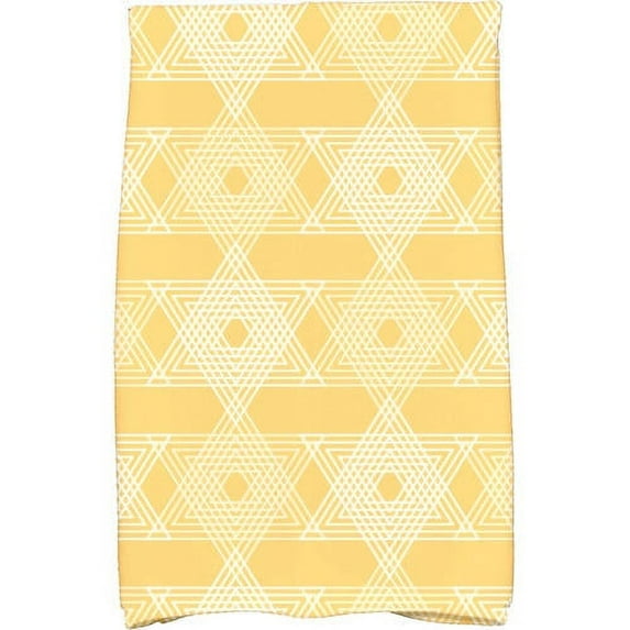 Simply Daisy 18" x 30" Star Light Holiday Geometric Print Kitchen Towel