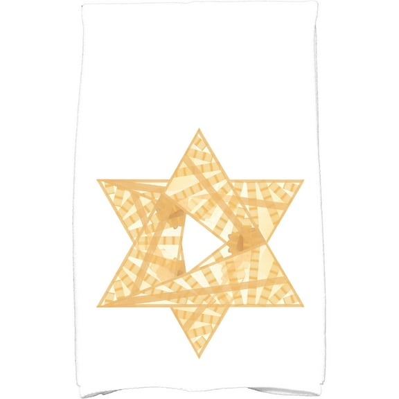 Simply Daisy 18" x 30" Star Mosaic Holiday Geometric Print Kitchen Towel