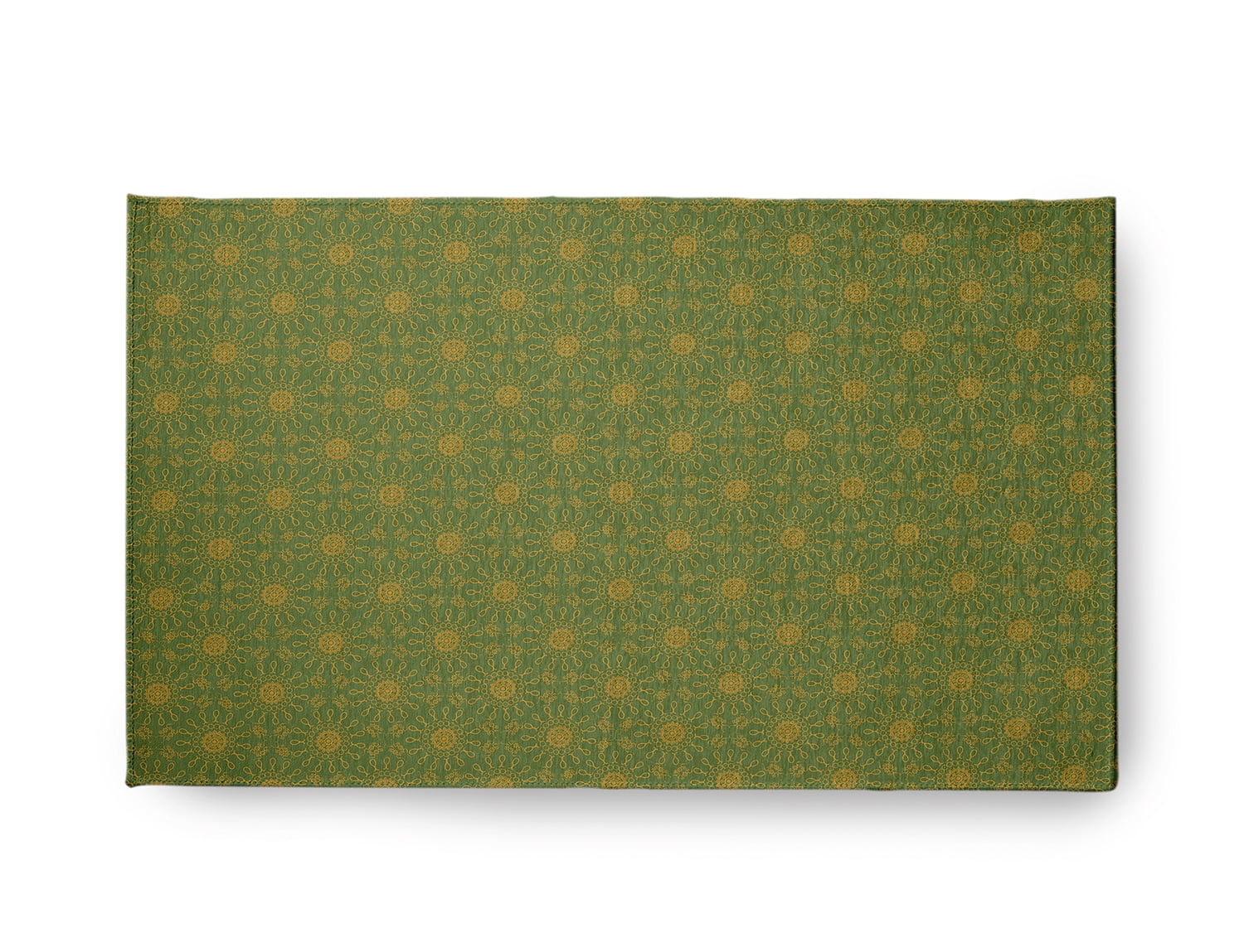 Simply Daisy 18" x 30" Sunny Mustard Bowling Pins Indoor/outdoor Rug