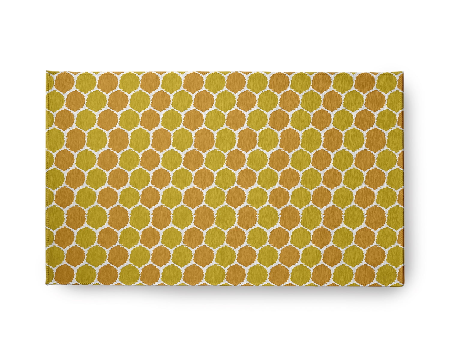 Simply Daisy 18" x 30" Sunny Mustard Geometric Indoor/outdoor Rug
