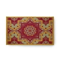 thumbnail image 1 of Simply Daisy 18" x 30" Sunny Mustard Shawl Indoor/outdoor Rug, 1 of 1