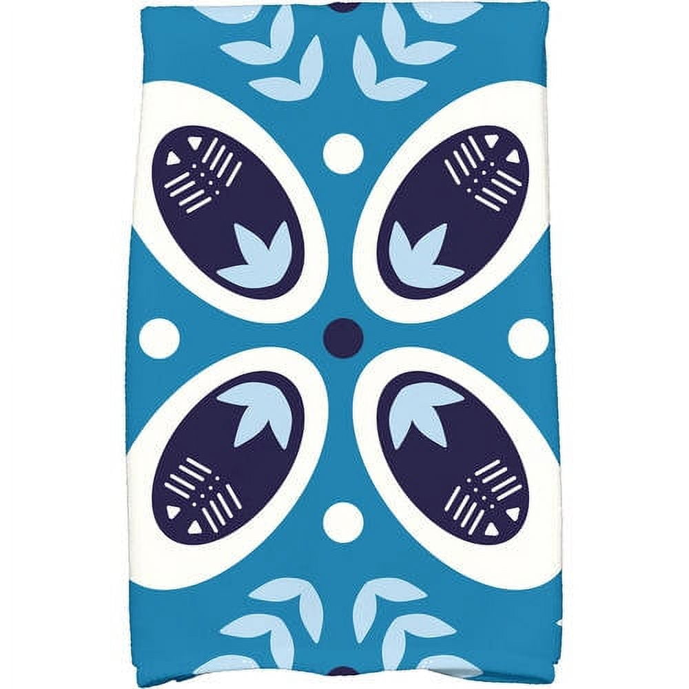 Simply Daisy 18" x 30" Tradition Holiday Geometric Print Kitchen Towel