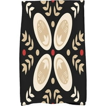 Simply Daisy 18" x 30" Tradition Holiday Geometric Print Kitchen Towel