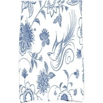 Simply Daisy 18" x 30" Traditional Bird Floral Floral Print Kitchen Towel