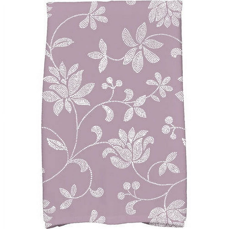 Simply Daisy 18 x 30 Traditional Floral Floral Print Kitchen Towel 