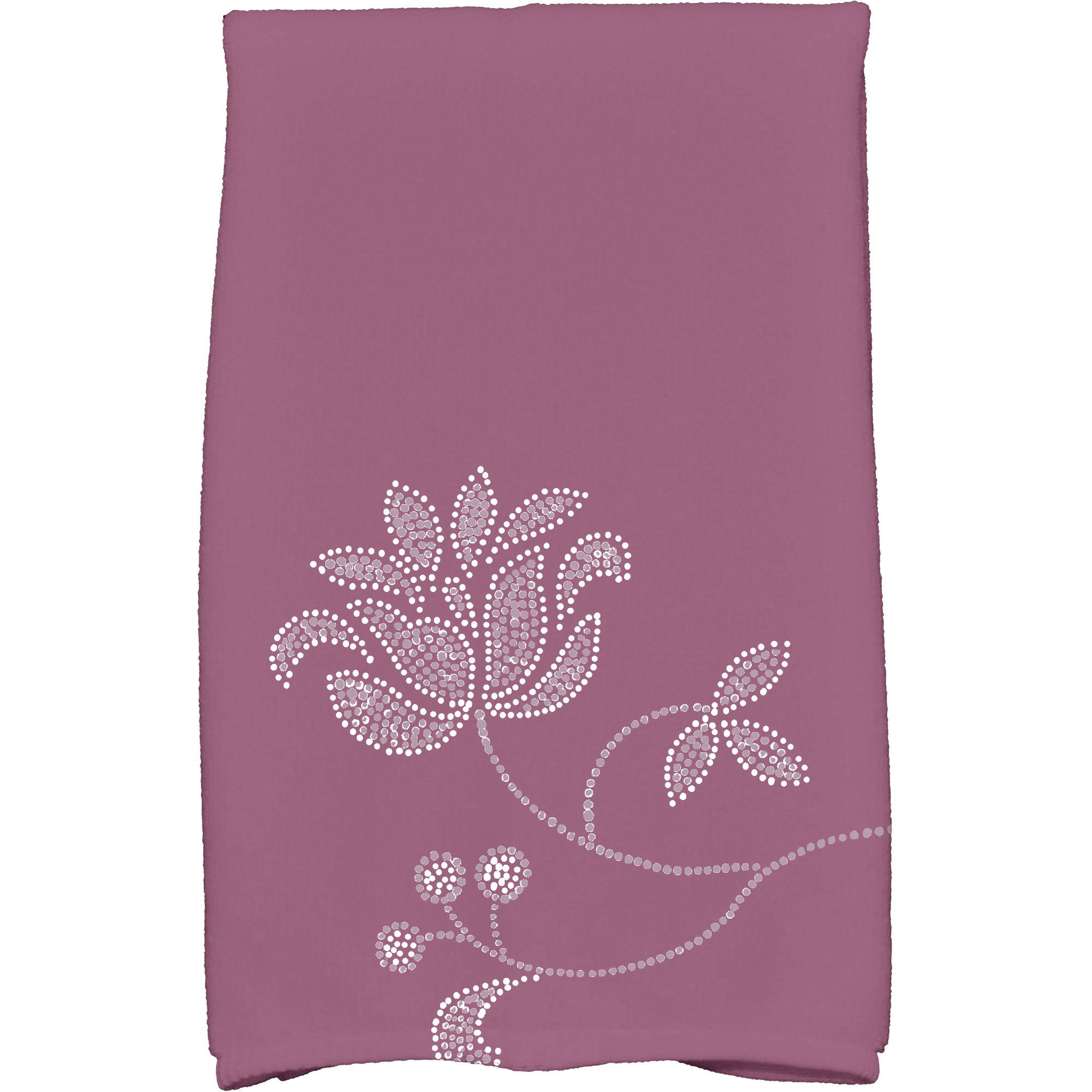 Simply Daisy 18" x 30" Traditional Flower Single Bloom Floral Print Kitchen Towel