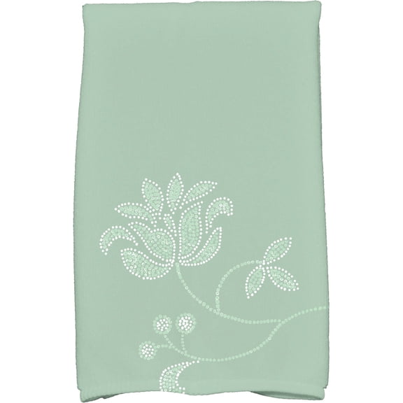 Simply Daisy 18" x 30" Traditional Flower Single Bloom Floral Print Kitchen Towel