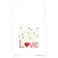 thumbnail image 1 of Simply Daisy 18" x 30" Valentine Print Hand Towel, 1 of 2