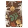 thumbnail image 1 of Simply Daisy 18" x 30" Watercolor Leaves Floral Print Hand Towel, 1 of 2