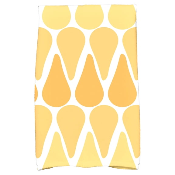 Simply Daisy 18" x 30" Watermelon Seeds Geometric Print Hand Towel