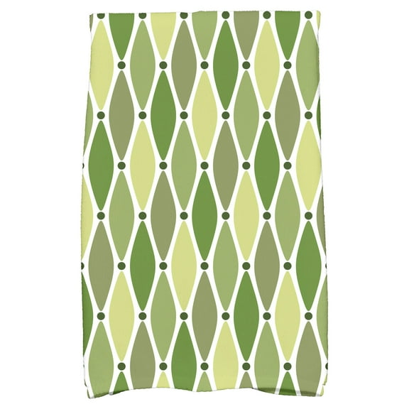 Simply Daisy 18" x 30" Wavy Geometric Print Hand Towel