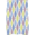 thumbnail image 1 of Simply Daisy 18" x 30" Wavy Splash Geometric Print Kitchen Towel, 1 of 2
