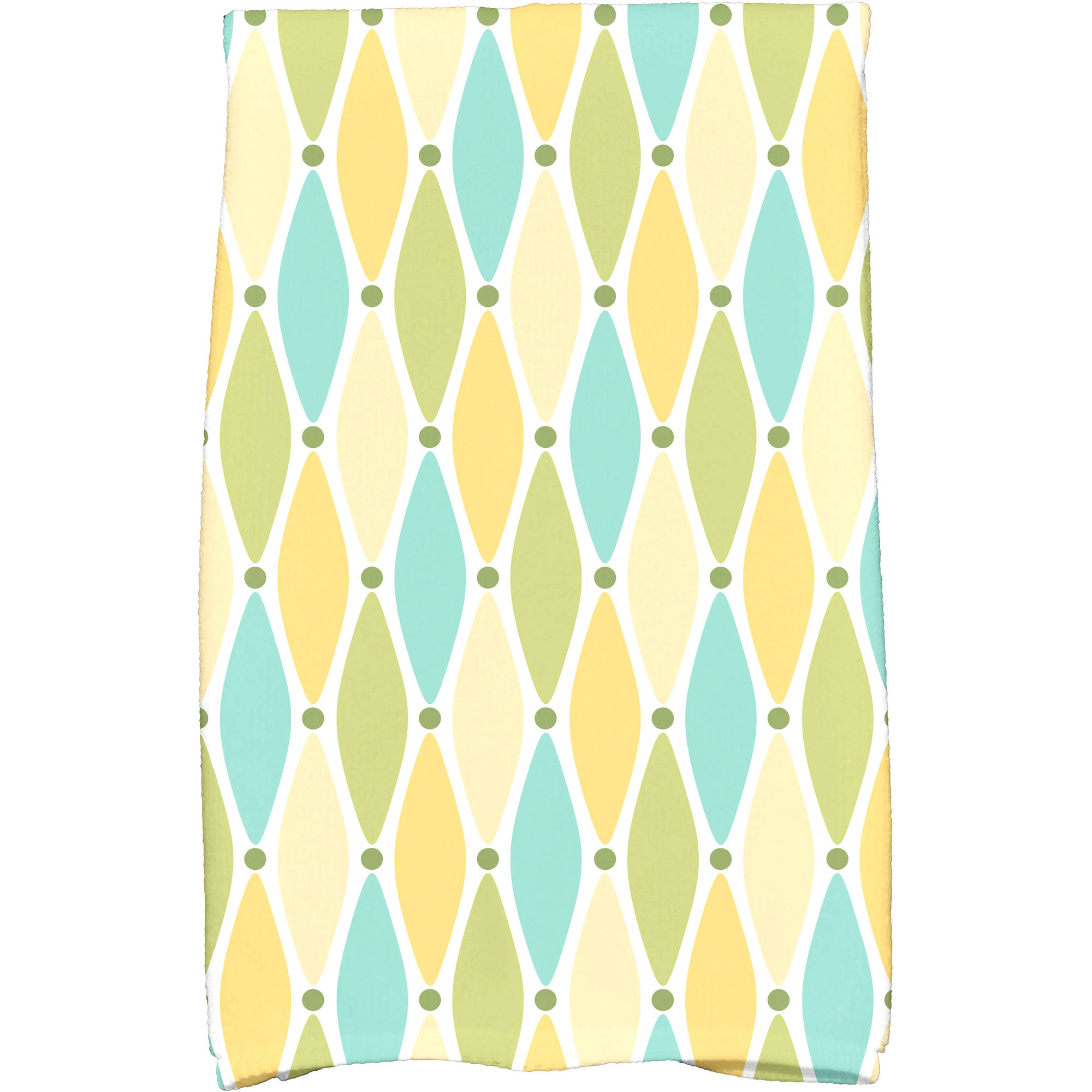 Simply Daisy 18" x 30" Wavy Splash Geometric Print Kitchen Towel