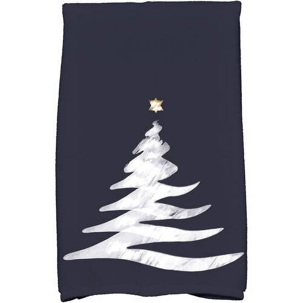 Simply Daisy 18" x 30" Wishing Tree Holiday Geometric Print Kitchen Towel