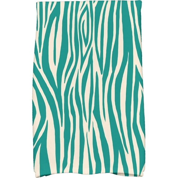 Simply Daisy 18" x 30" Wood Stripe Geometric Print Kitchen Towel