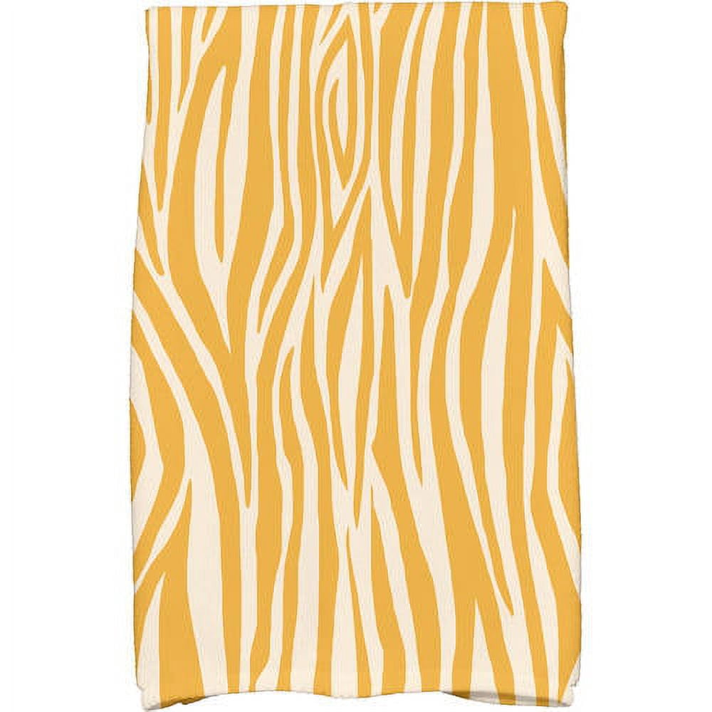 Simply Daisy 18" x 30" Wood Stripe Geometric Print Kitchen Towel