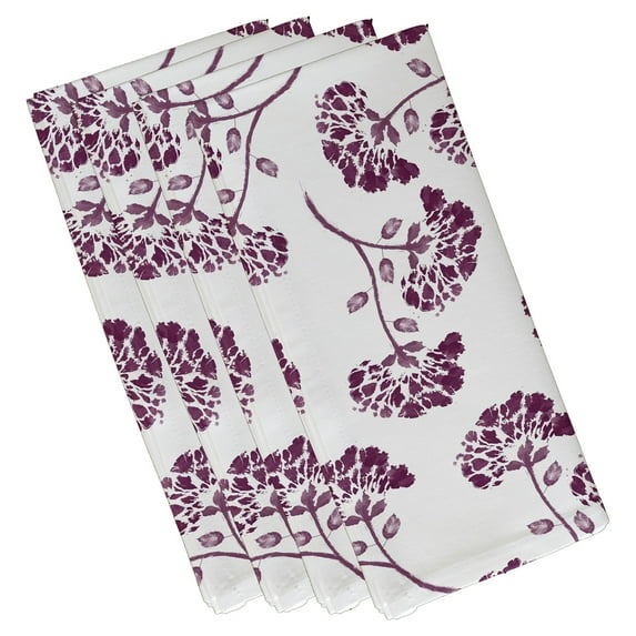 Simply Daisy 19" x 19" April Floral Print Napkin (Set of 4)