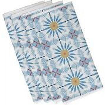 Simply Daisy 19" x 19" Chaney Geometric Print Napkin (Set of 4)
