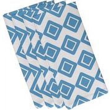 Simply Daisy 19" x 19" Diamond Jive 1 Geometric Print Napkin (Set of 4)