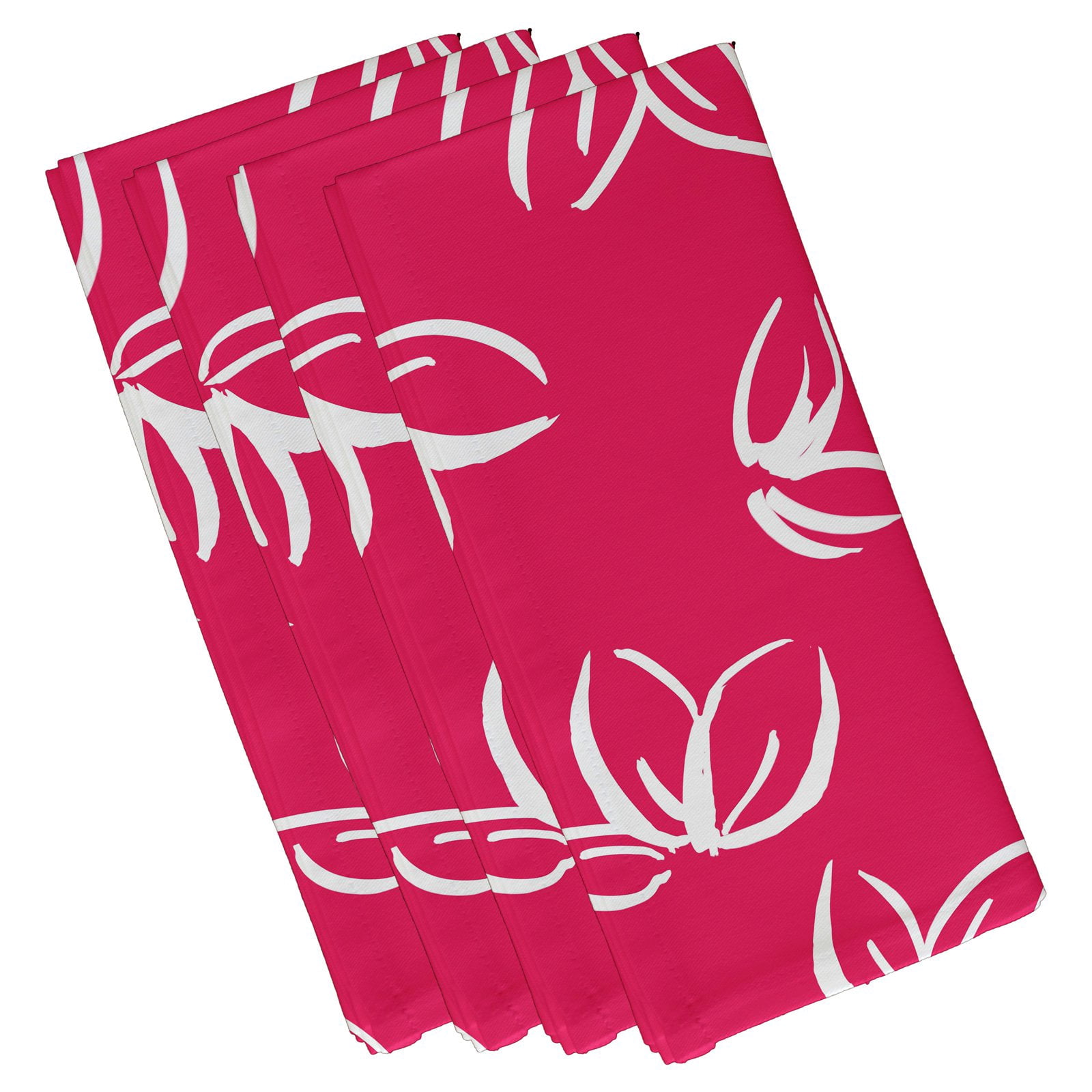 Simply Daisy 19" x 19" Eva Floral Print Napkin (Set of 4)