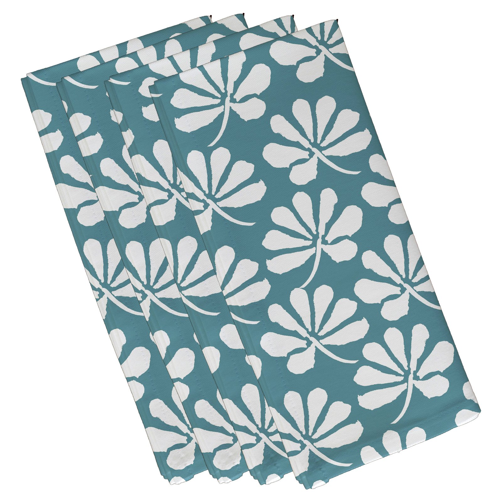 Simply Daisy 19" x 19" Ingrid Floral Print Napkin (Set of 4)