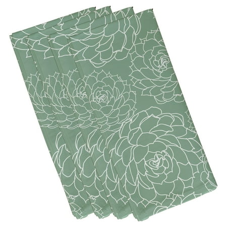 Simply Daisy 19" x 19" Olena Floral Print Napkin (Set of 4)