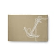 thumbnail image 1 of Simply Daisy 2' x 3' Anchored Nautical Chenille Rug, Taupe, 1 of 4