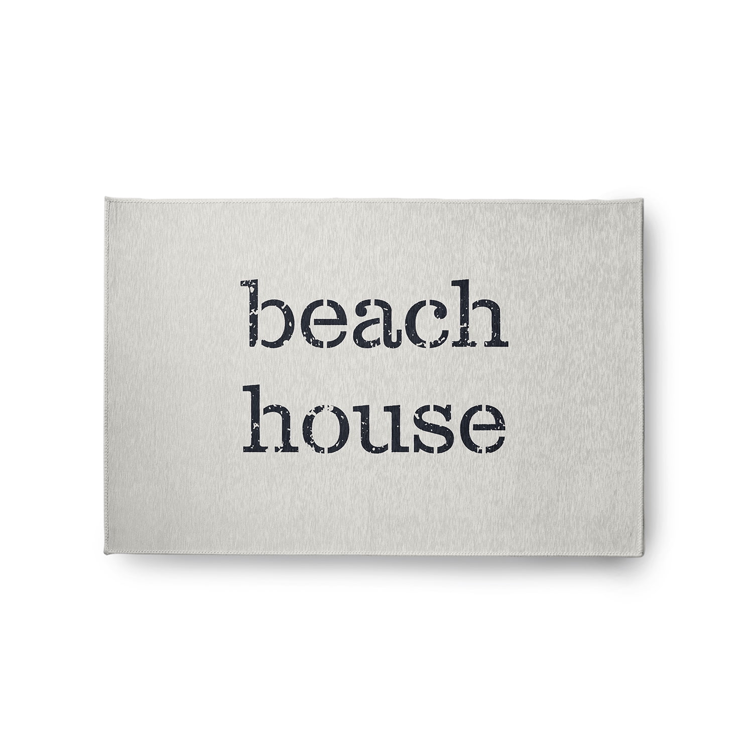 Simply Daisy 2' x 3' Beach House Nautical Chenille Rug, White