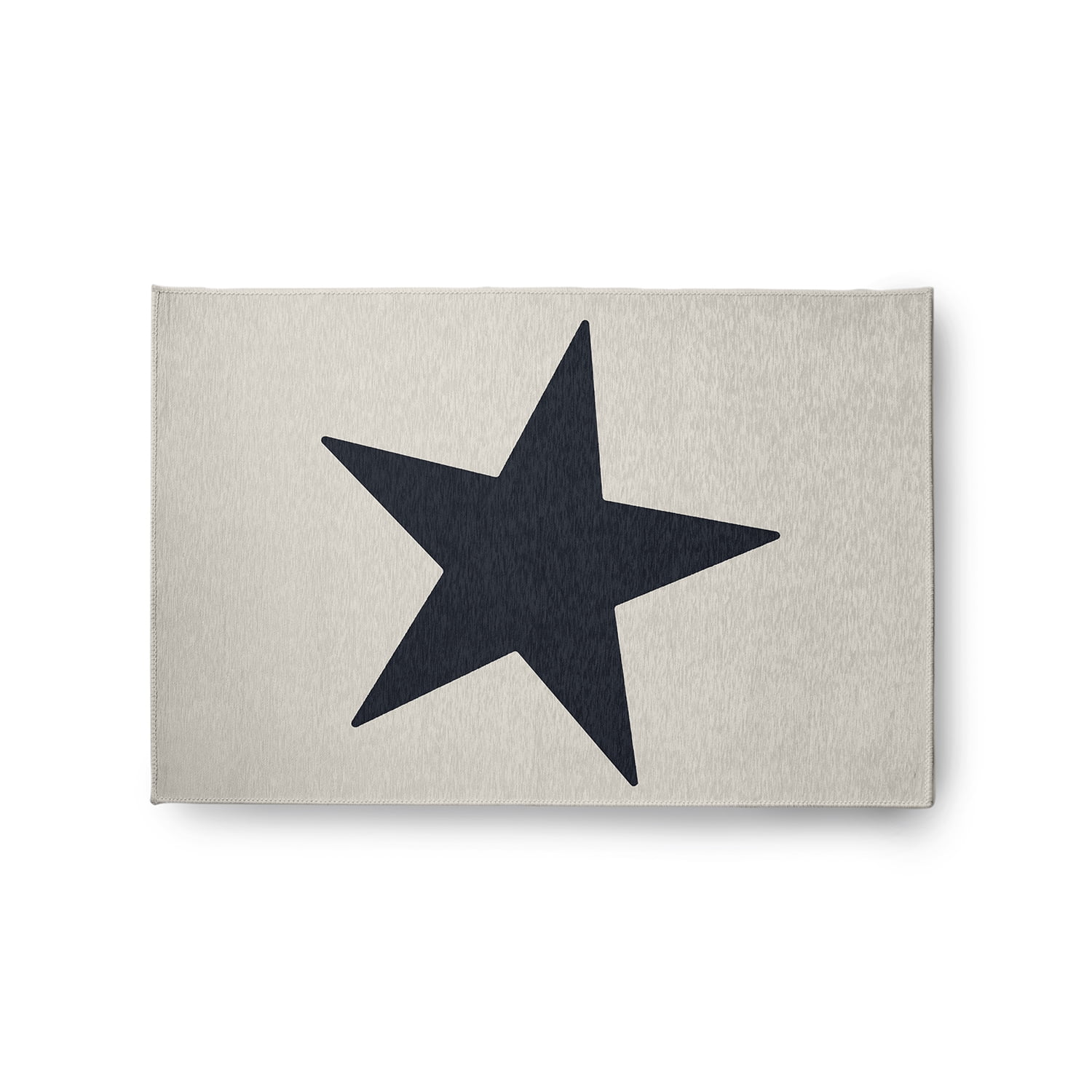 Simply Daisy 2' x 3' Big Star Chenille Rug, Shark Blue