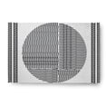 thumbnail image 1 of Simply Daisy 2' x 3' Black Geo Circle Rug, 1 of 5