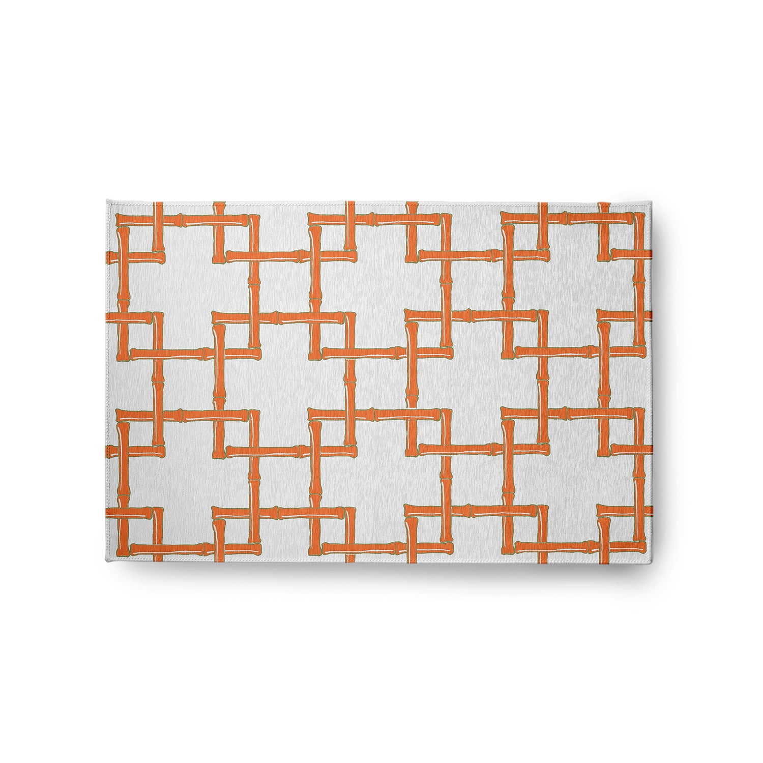 Simply Daisy 2' x 3' Blood Orange Bamboo Spring Chenille Rug