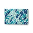 thumbnail image 1 of Simply Daisy 2' x 3' Blue Wenstry Chenille Indoor/Outdoor Rug, 1 of 3