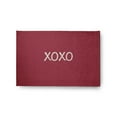 thumbnail image 1 of Simply Daisy 2' x 3' Brick XOXO Valentines Chenille Indoor/Outdoor Rug, 1 of 3
