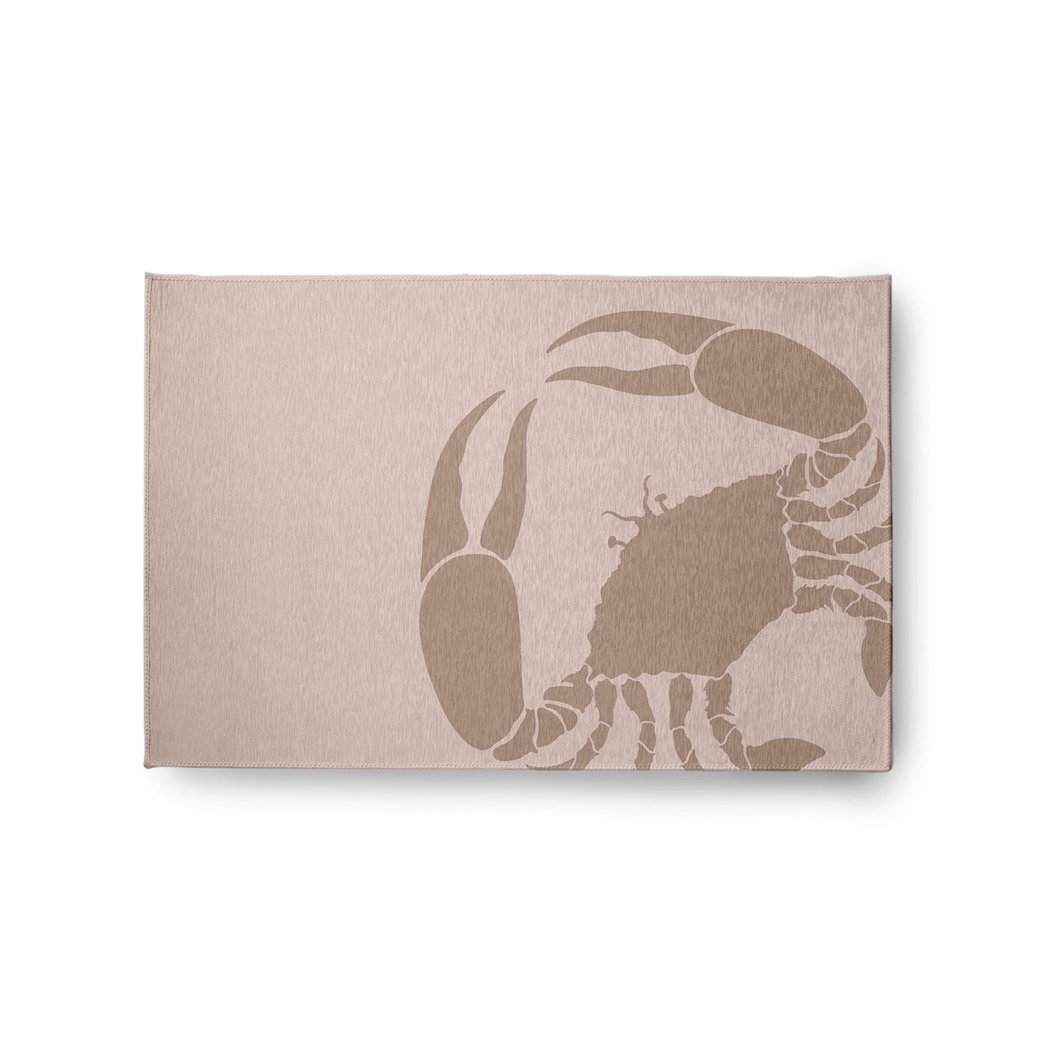 Simply Daisy 2' x 3' Crab Dip Nautical Chenille Rug, Mauve