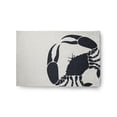 thumbnail image 1 of Simply Daisy 2' x 3' Crab Dip Nautical Chenille Rug, Shark Blue, 1 of 4