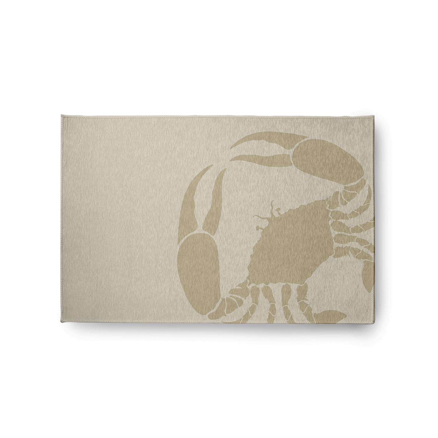 Simply Daisy 2' x 3' Crab Dip Nautical Chenille Rug, Taupe