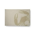 thumbnail image 1 of Simply Daisy 2' x 3' Crab Dip Nautical Chenille Rug, Taupe, 1 of 4