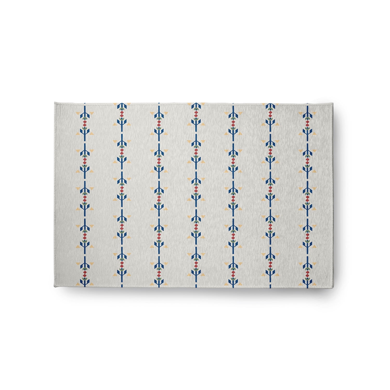 Simply Daisy 2' x 3' Dark Cobalt Blue Jodhpur Stripe Spring Chenille Rug