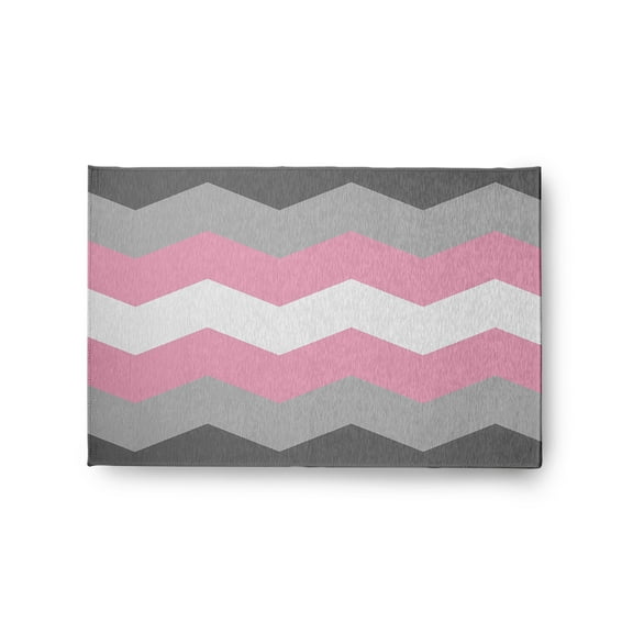 Simply Daisy 2' x 3' Demi Girl Chevron Chenille Rug