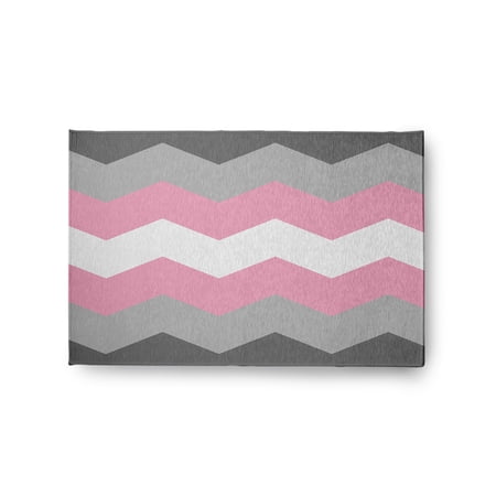Simply Daisy 2' x 3' Demi Girl Chevron Demi Girl Chevron Chenille Indoor/Outdoor Rug